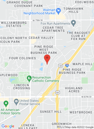 Map showing Lenexa, United States