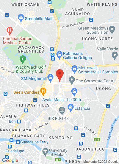 Map showing Mandaluyong, Philippines