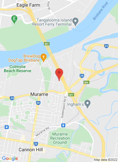 Map showing Murarrie, Australia