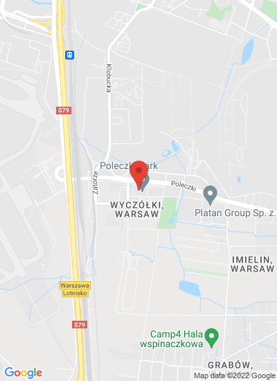 Map showing Warszawa, Poland