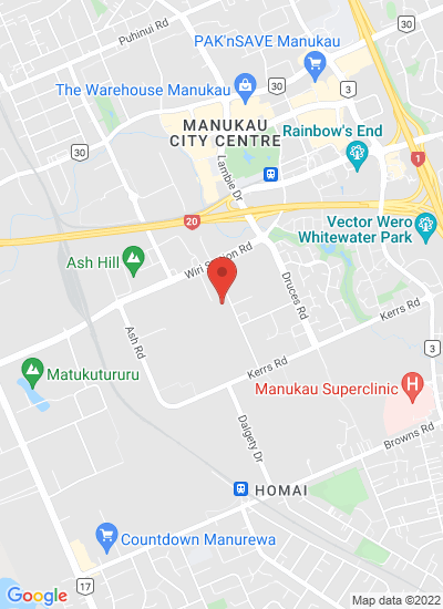 Map showing Auckland, New Zealand