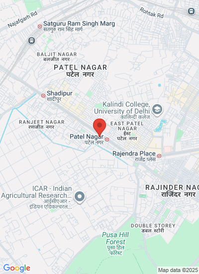Map showing India