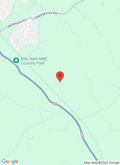 Map showing Comber, United Kingdom