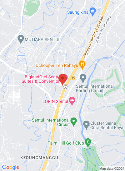 Map showing Bogor, Indonesia