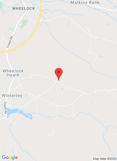 Map showing Winterley, United Kingdom