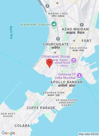 Map showing Mumbai, India