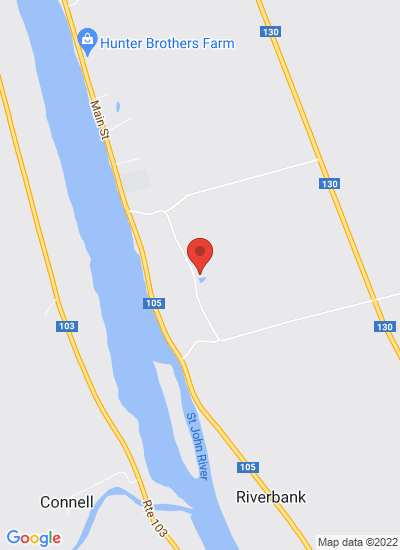 Map showing Florenceville, Canada