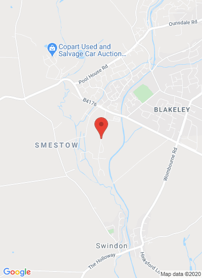 Map showing Wombourne, United Kingdom