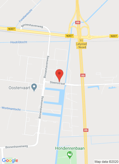 Map showing Lelystad, Netherlands