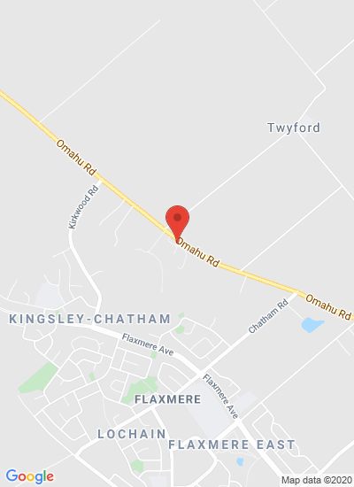 Map showing Mayfair, Hastings, New Zealand