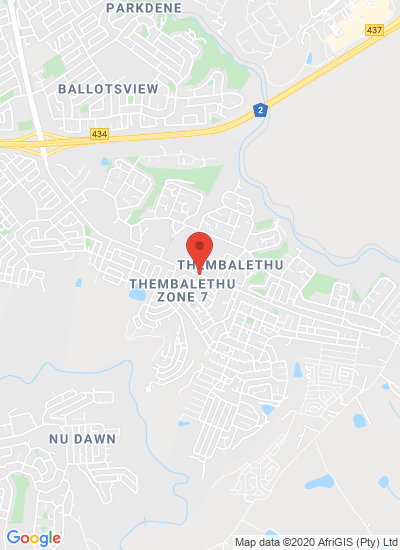 Map showing George Industrial, South Africa
