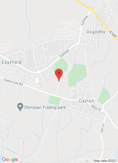 Map showing Scarborough, United Kingdom