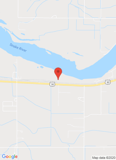 Map showing Burley, United States