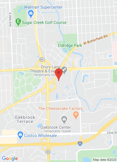 Map showing Oakbrook Terrace, United States
