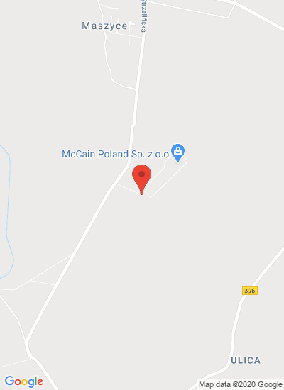 Map showing Strzelin, Poland