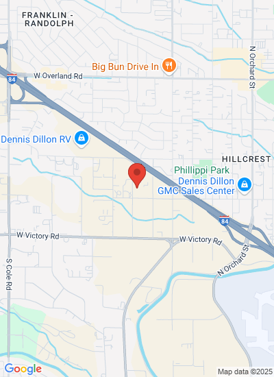 Map showing Boise, United States