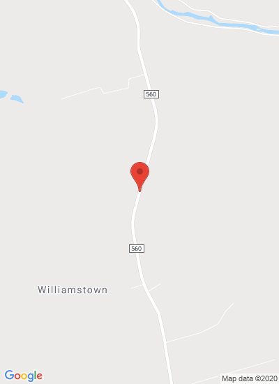 Map showing Lower Knoxford, Canada