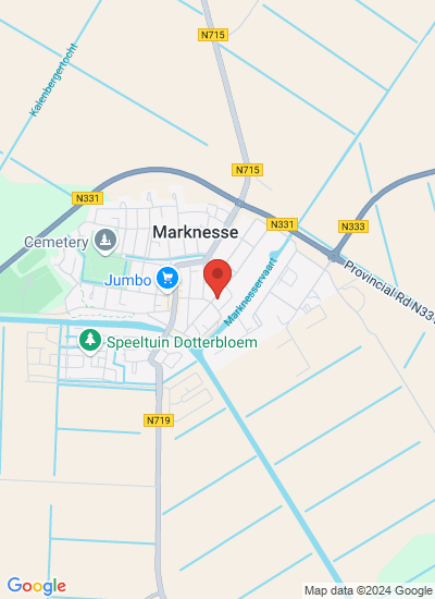 Map showing Marknesse, Netherlands