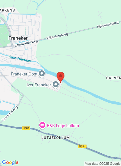 Map showing Franeker, Netherlands