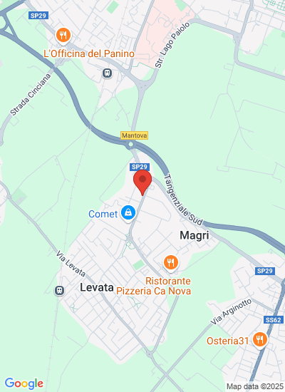 Map showing Levata di Curtatone, Italy