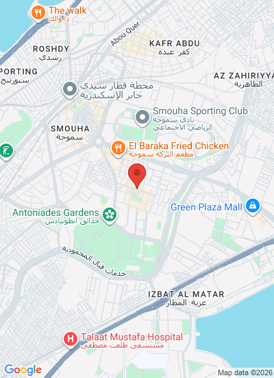 Map showing Alexandria, Egypt