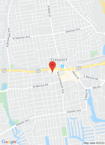 Map showing Freeport, United States
