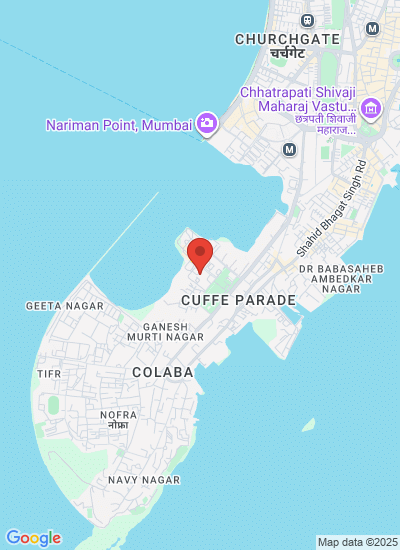 Map showing Mumbai, India