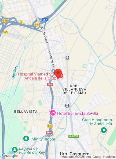 Map showing Spain
