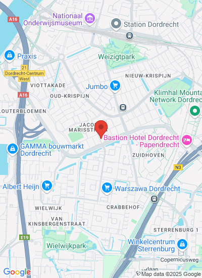 Map showing Arnhem, Netherlands