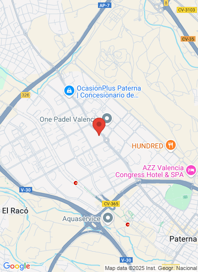 Map showing Paterna, Spain