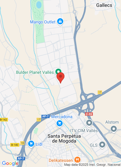 Map showing Barcelona, Spain