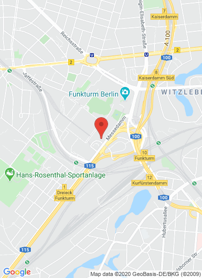 Map showing Berlin, Germany
