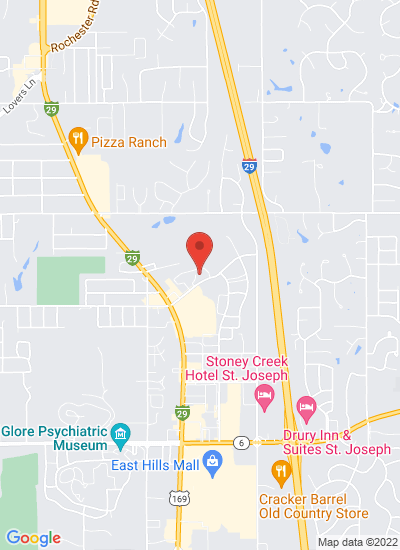 Map showing Saint Joseph, United States