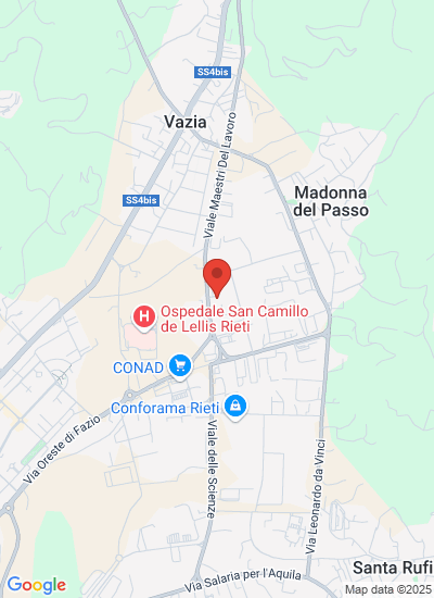 Map showing Italy