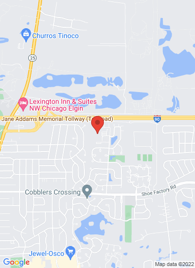 Map showing Elgin, United States