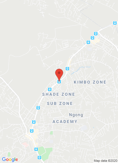 Map showing Ngong, Kenya