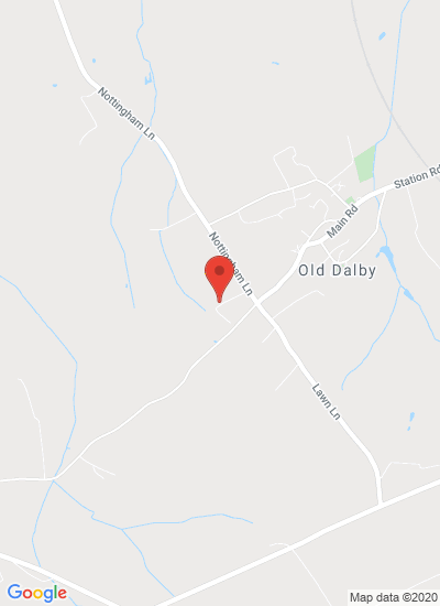 Map showing Old Dalby, United Kingdom