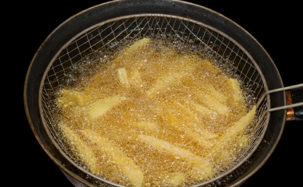 Frying at home