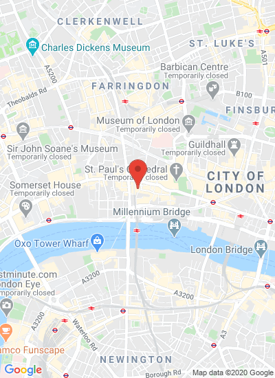Map showing London, United Kingdom