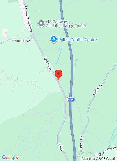 Map showing London rd Sevenoaks, United Kingdom