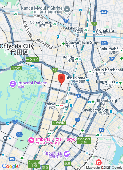Map showing Tokyo, Japan