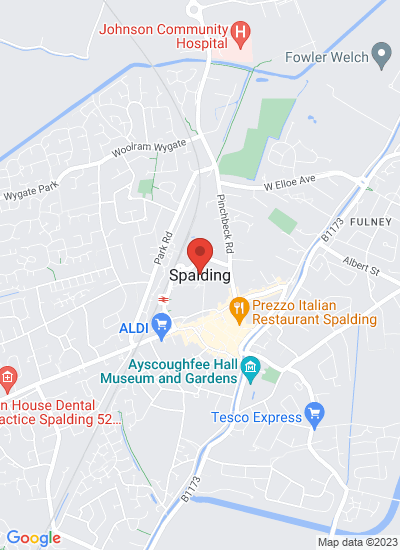 Map showing Lincolnshire, United Kingdom