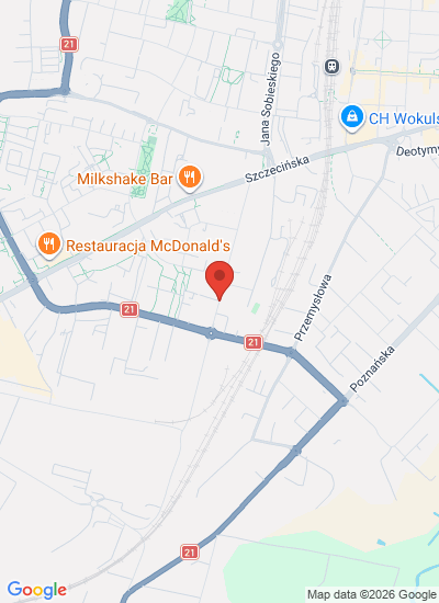 Map showing Słupsk, Poland