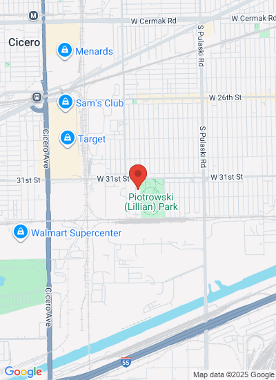 Map showing Chicago, United States