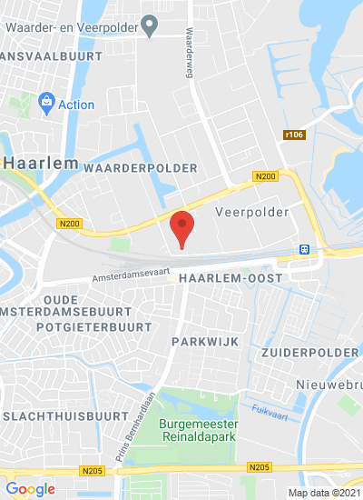 Map showing Haarlem, Netherlands