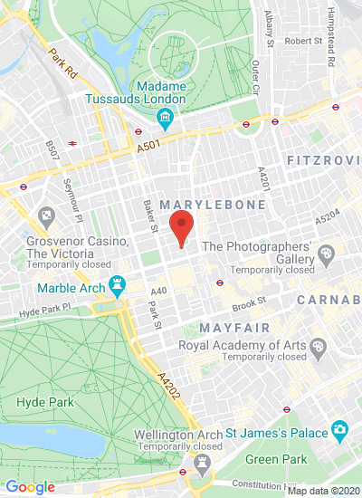 Map showing London, United Kingdom
