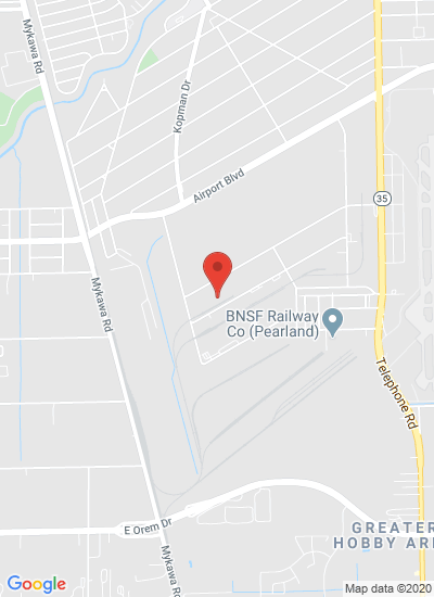 Map showing Houston, United States