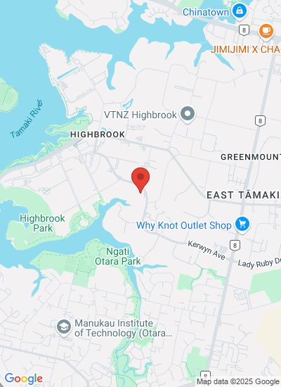 Map showing Auckland, New Zealand