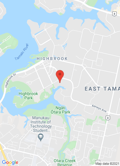 Map showing Auckland, New Zealand