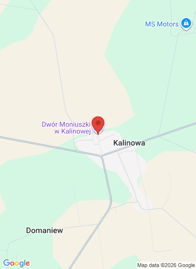 Map showing Kalinowa, Poland